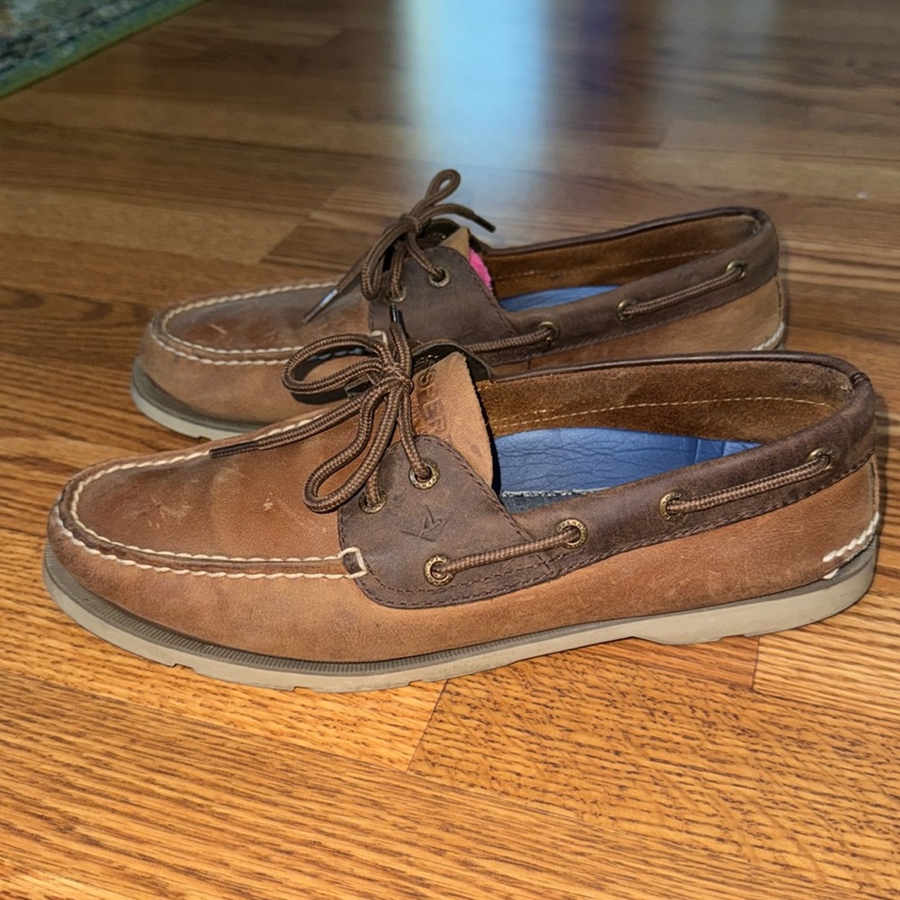 Sperry Brown Boat Shoes 9.5